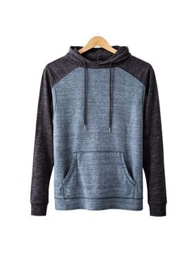 Urban Pipeline Colorblock Hoodie | Men’s Medium Blue Pullover Shirt